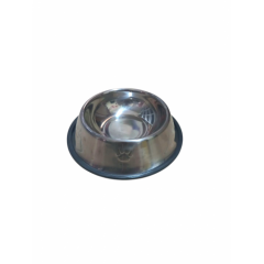 Pati Desenli Çelik Mama Kabı 22 Cm - 24 Oz