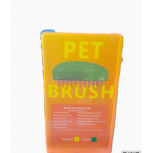 Pet Brush Buharlı Şarj Edilebilir Kedi Köpek Tarama Fırçası
