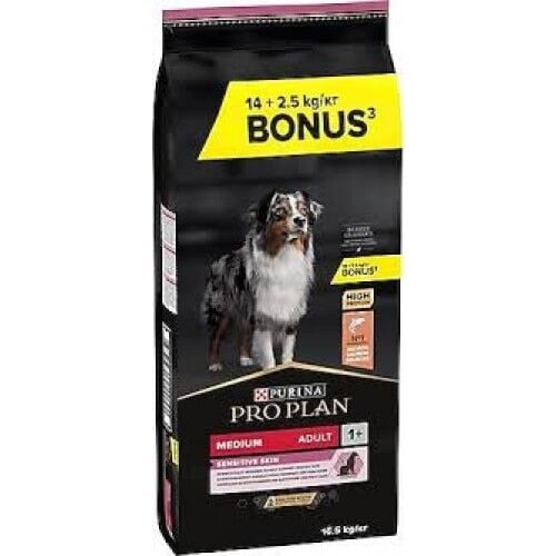 Pro Plan Medium Somonlu 14 Kg + 2.5 Kg Orta Irk Yetişkin Köpek Maması