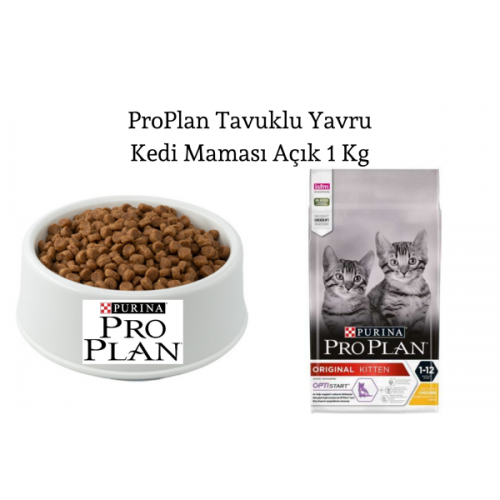 Proplan Yavru Kıttın Kedi Maması Açık 1Kg.