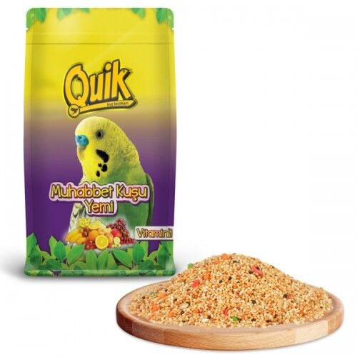 Quik Muhabbet Kuşu Yemi 400 Gr.