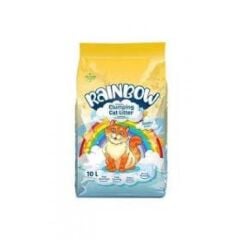 Rainbow Parfümlü Karbonlu Kedi Kumu İnce Taneli 10Lt