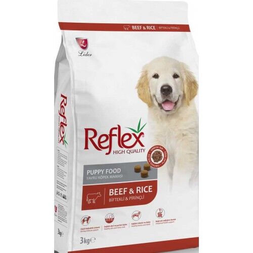 Reflex   Biftekli Pirinçli Yavru Köpek Maması 3 Kg