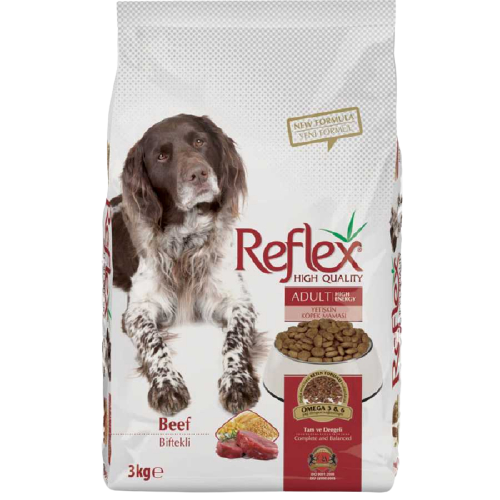 Reflex Biftekli High Energy Yetişkin Köpek Maması 3Kg