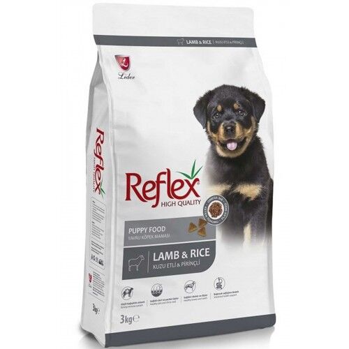 Reflex Kuzu Pirinçli Yavru Köpek Maması 3 Kg.