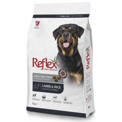 Reflex Reflex Kuzu Eti Ve Pirinçli Yetişkin Köpek Maması 3Kg