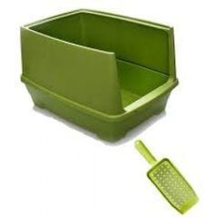 Relax Yarım Kapalı Kedi Tuvalet Kürek Hediyeli