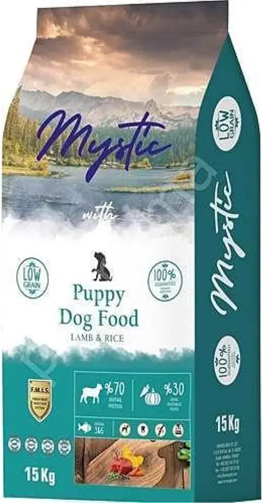 Mystic Az Tahıllı Kuzu Etli Yavru Köpek Maması 15kg.