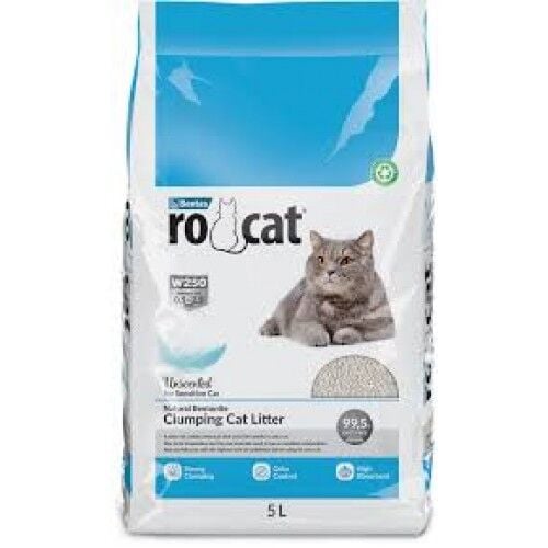 Rocat Naturel Kokusuz Bentonit Kedi Kumu 5Lt.
