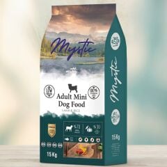 Mystic Az Tahıllı Yetişkin Mini Orta Irk Köpek Maması Kuzulu 15 Kg