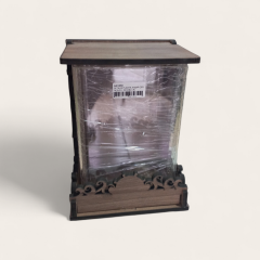 Ti_sert Betalık Mika Köşeli Fanus 14x10x19,5