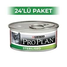 Pro Plan Somonlu Kısırlaştırılmış Kedi Konservesi 85 grx24 Adet