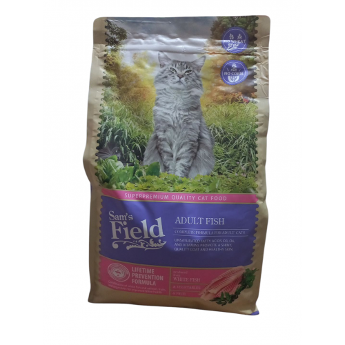 Sam's Field Balıklı Tahılsız Yetişkin Kedi Maması 2.5Kg