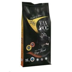 Vandog kuzu etli yetişkin köpek maması 15kg.
