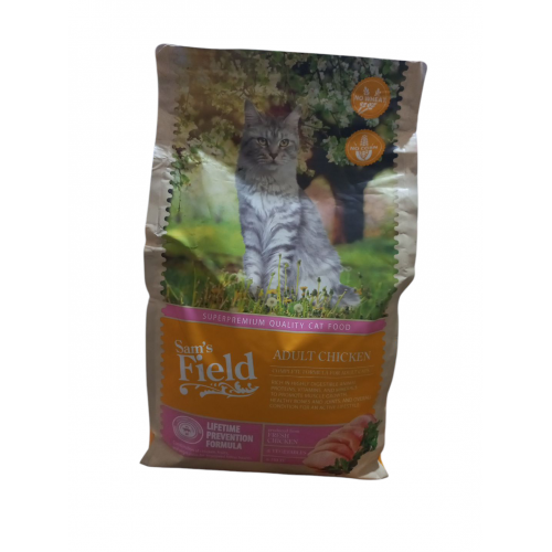 Sam's Field Tavuklu Tahılsız Yetişkin Kedi Maması 2.5Kg
