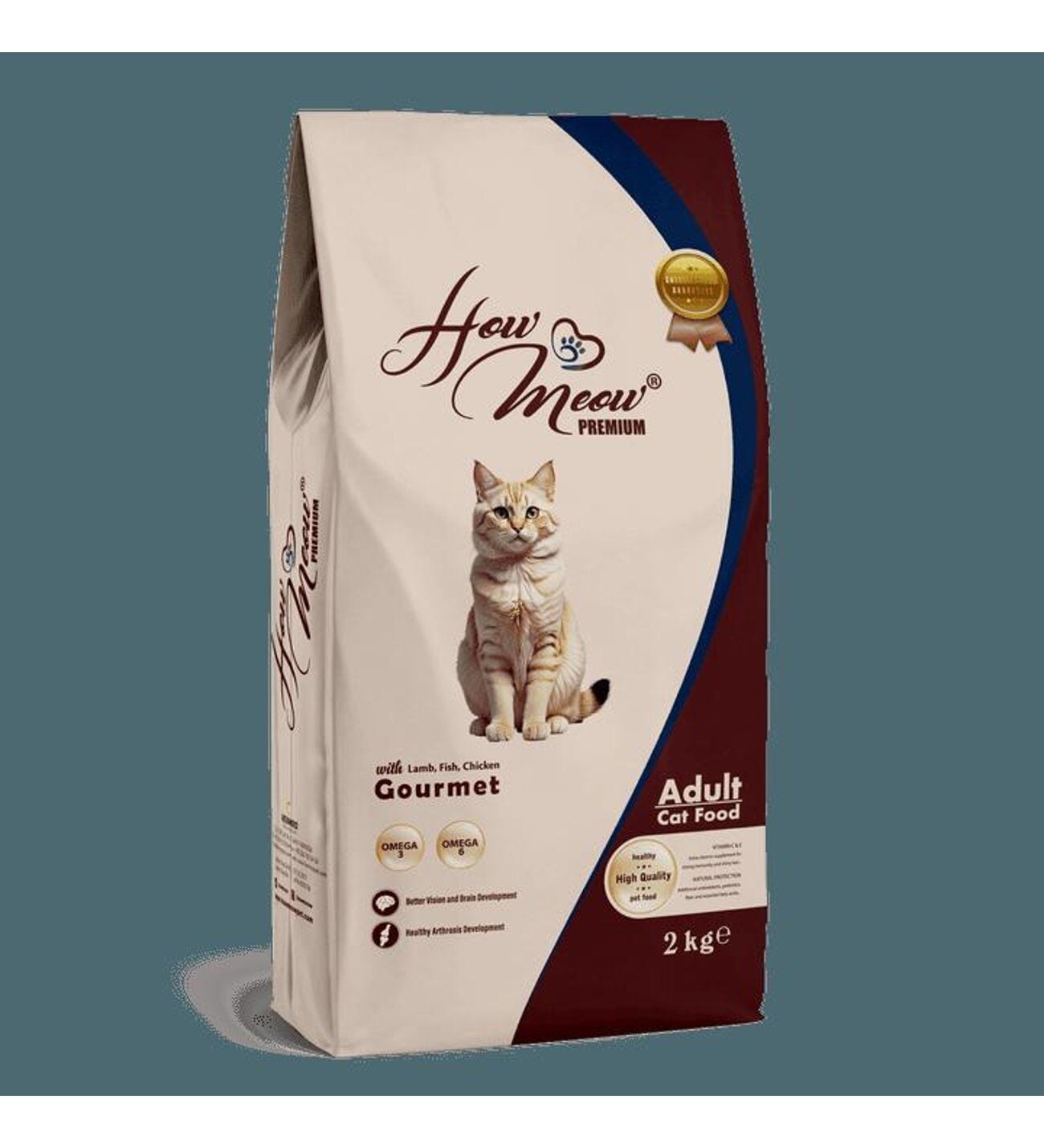 How Meow Gurme Karışık Proteinli Yetişkin Kedi Maması 2 kg