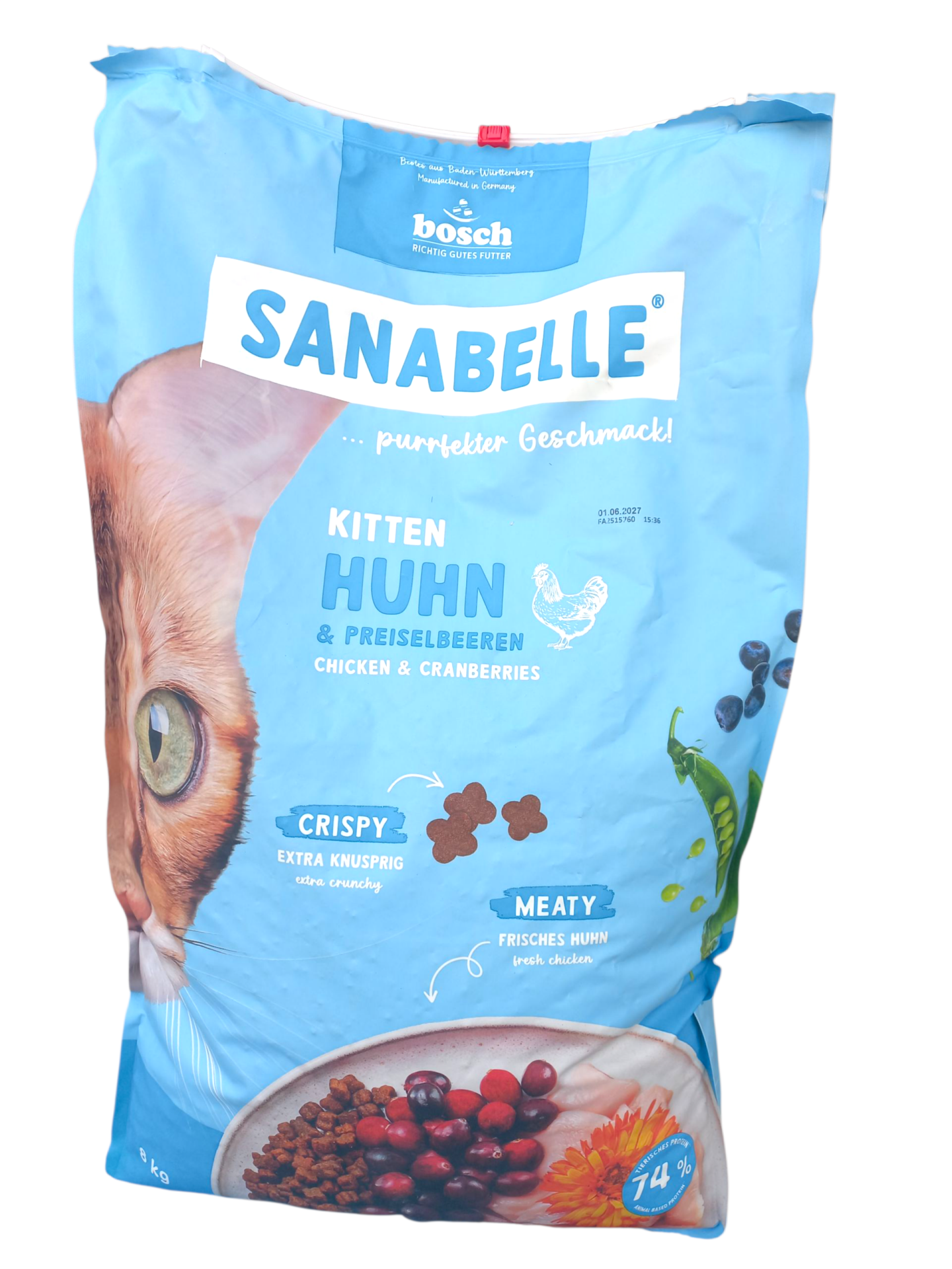 Sanabelle Tavuklu Kıttın  Yavru Kedi Maması 8 Kg.