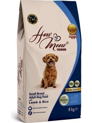 How Meow Kuzulu ve Pirinçli Yetişkin Mini Irk Köpek Maması 3 kg