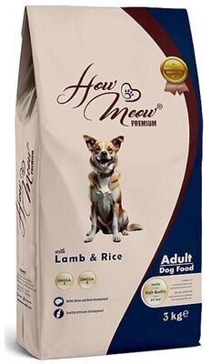 How Meow Kuzulu ve Pirinçli Büyük Irk Köpek Maması 3 kg