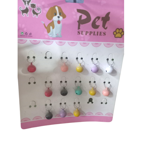 Sewoart Evcil Hayvan Tasması İçin Metal Çan Kolye 22Mm Emaye Mini Çanlar Charm Karışık Renkli Çan Kolye Köpek Evcil Hayvan Tasması