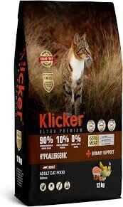 KLİCKER YETİŞKİN KEDİ MAMASI STERİL TAVUKLU 1 KG