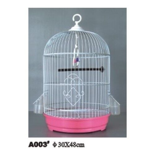 Silindir Boyalı Kuş Kafesi  A003 30X48( karışık renk