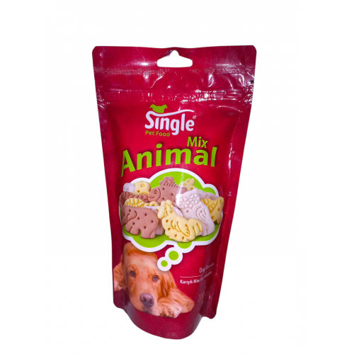 Single Hayvan Figürlü Köpek Ödül Bisküvi 200Gr