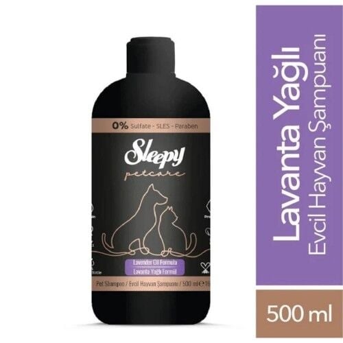 Sleepy Petcare Lavanta Yağlı Evcil Hayvan Şampuanı 500 Ml.