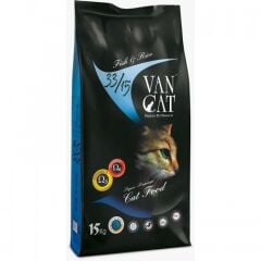 Van Cat Balıklı Pirinçli 1 Kg Yetişkin Kuru Kedi Maması( Açık)