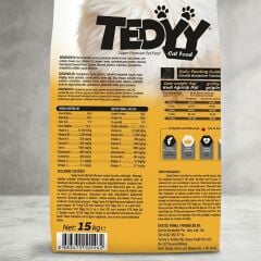TEDYY TAVUKLU KEDİ MAMASI 15 KG