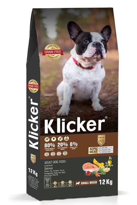 Klicker Mini Irk Yetişkin Köpek Maması Somonlu – 12 kg
