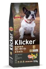 Klicker Mini Irk Yetişkin Köpek Maması Somonlu – 12 kg