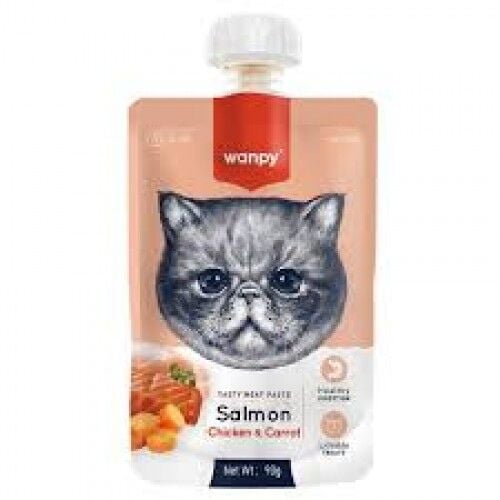 Wanpy Somonlu Ve Tavuklu Et Ezmesi Kedi Konservesi 90 G