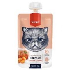 Wanpy Somonlu Ve Tavuklu Et Ezmesi Kedi Konservesi 90 G
