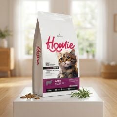 Homie Super Premium Kuzu Etli Anne ve Yavru Kedi Maması 12 kg