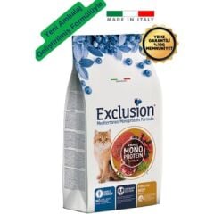 Exclusion Monoprotein Sığır Etli ve Narlı Düşük Tahıllı Kısırlaştırılmış Kedi Maması 12 kg