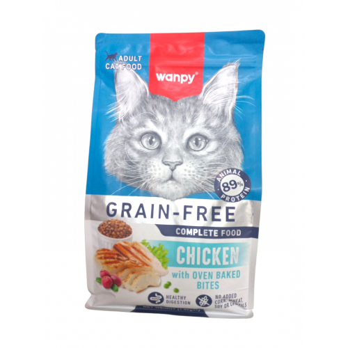 Wanpy Tavuklu Tahılsız Yetişkin Kedi Maması 1.5 Kg