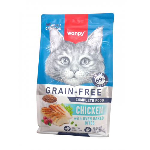 Wanpy Tavuklu Tahılsız Yetişkin Kedi Maması 1.5 Kg