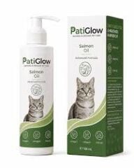Pati glow natural organic somon yağı kedi için 150 ml.