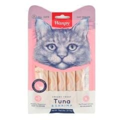 Wanpy Ton Balığı Somon Sıvı Ödül 5X14 Gr  Likit Kedi Ödülü