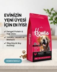 Homie kuzu etli yetişkin aldut köpek maması 15kg