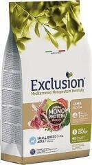 Exclusion Monoprotein Düşük Tahıllı Kuzu Etli Ve Narlı Küçük Irk Yetişkin Köpek Maması 2 KG