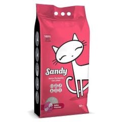 Sandy bentonit bebek pudralı kedi kumu 10kg.